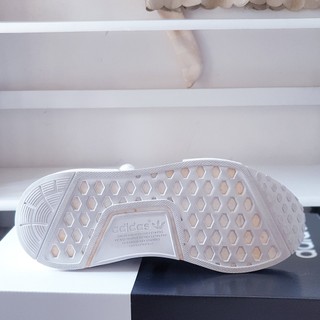 Giày -Adidas NMD R1 White Black, size 40, real 2hand