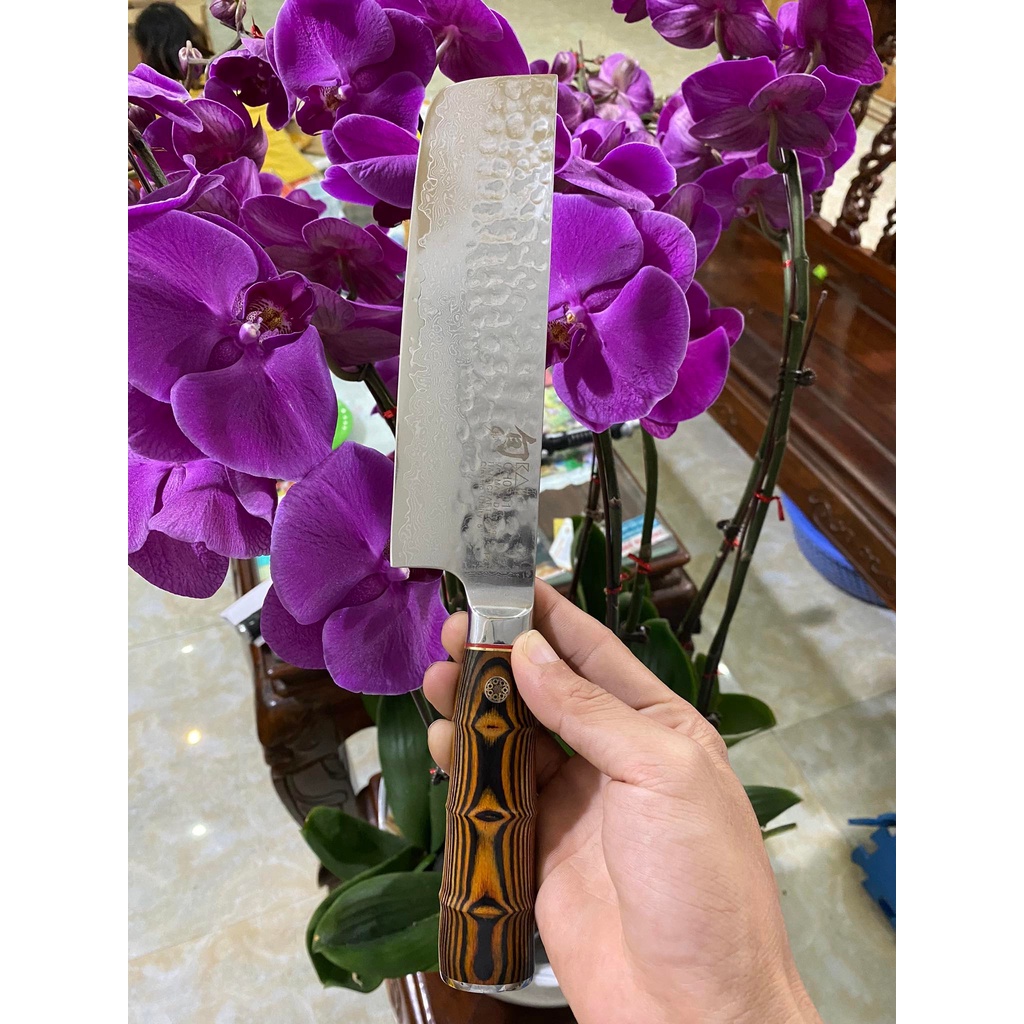 Dao Thái  Kai67 Lớp Thép Damascus Hàng nội địa Nhật