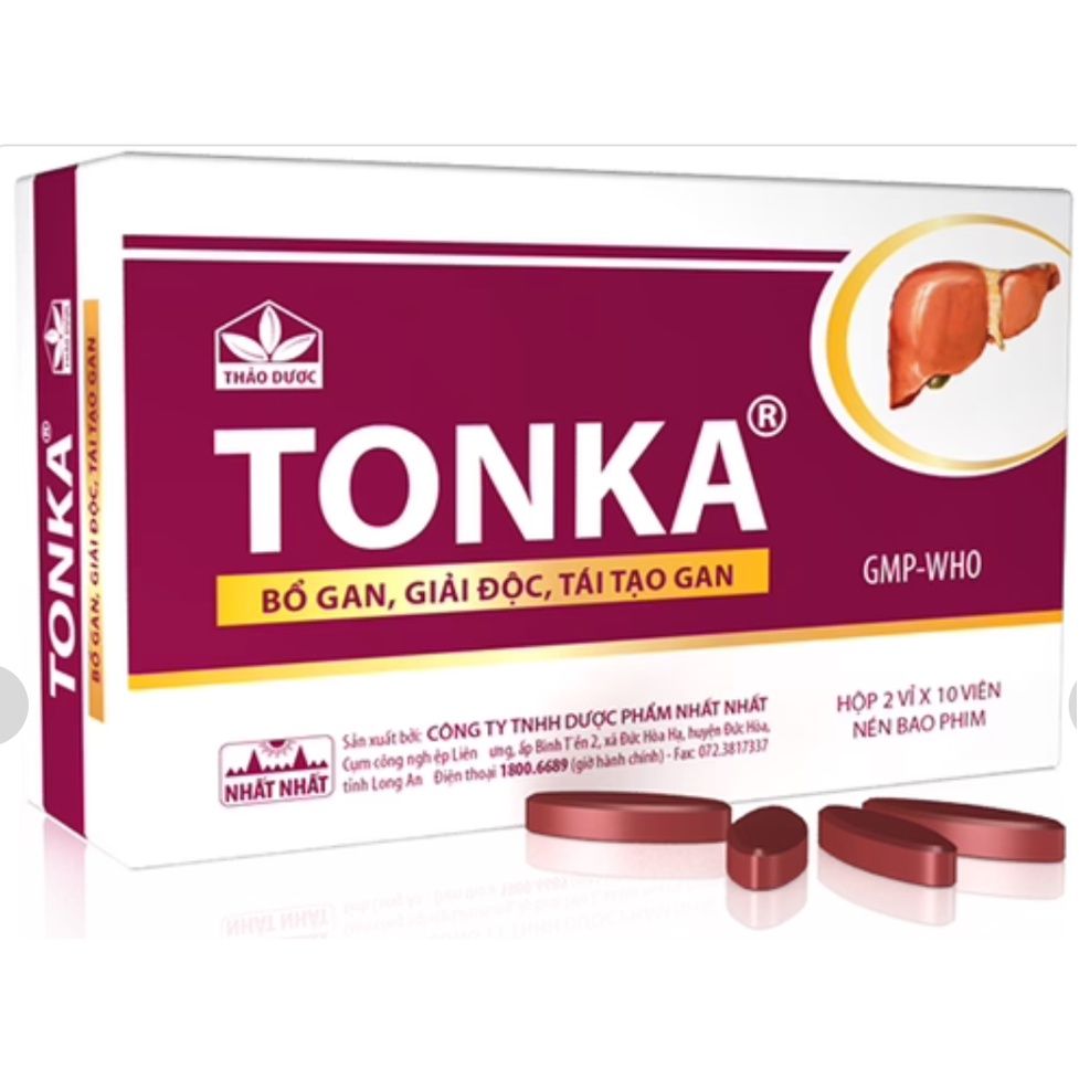 Tonka Nhất Nhất (H/20v) - giải độc gan