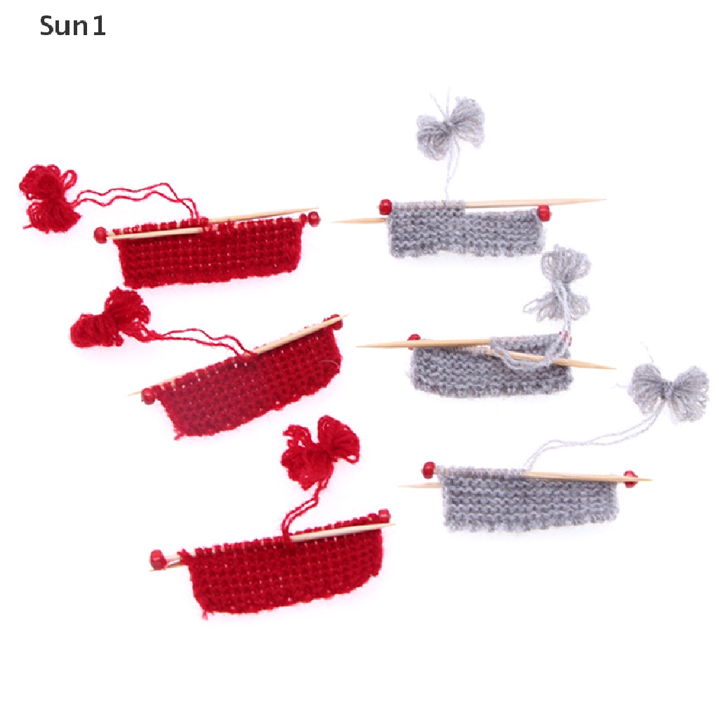 1 Mô Hình Áo Len Dệt Kim Thủ Công Thu Nhỏ Dành Cho Búp Bê DIY