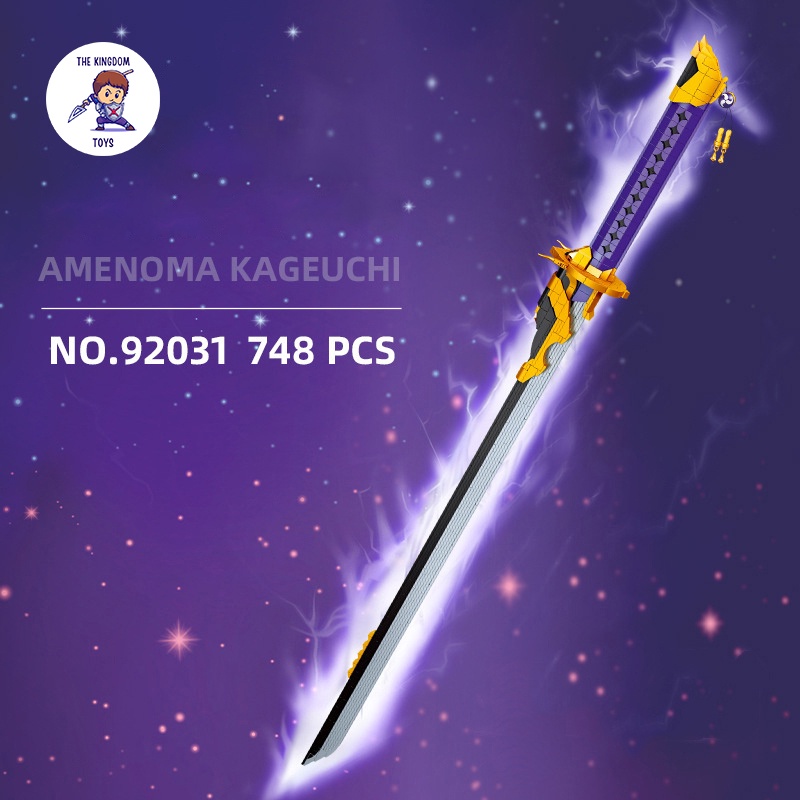 Đồ Chơi Lắp Ráp Kiểu LEGO Mô Hình Thanh Kiếm Amenoma Kageuchi Trong Game Genshin Impact 92031