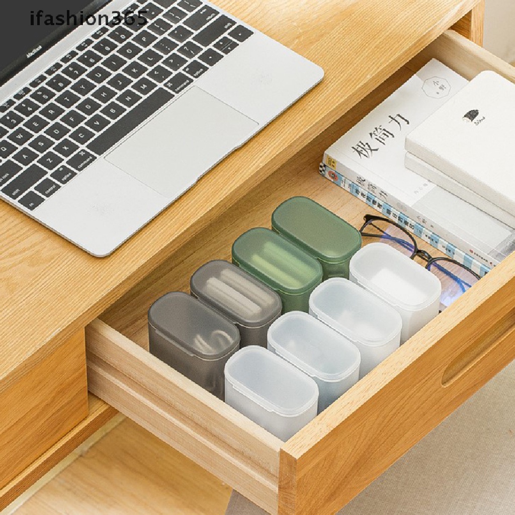 Hộp Đựng Dây Cáp Tai Nghe / Trang Sức / Son Môi Chống Bụi Tiện Dụng Khi Đi Du Lịch ifashion365