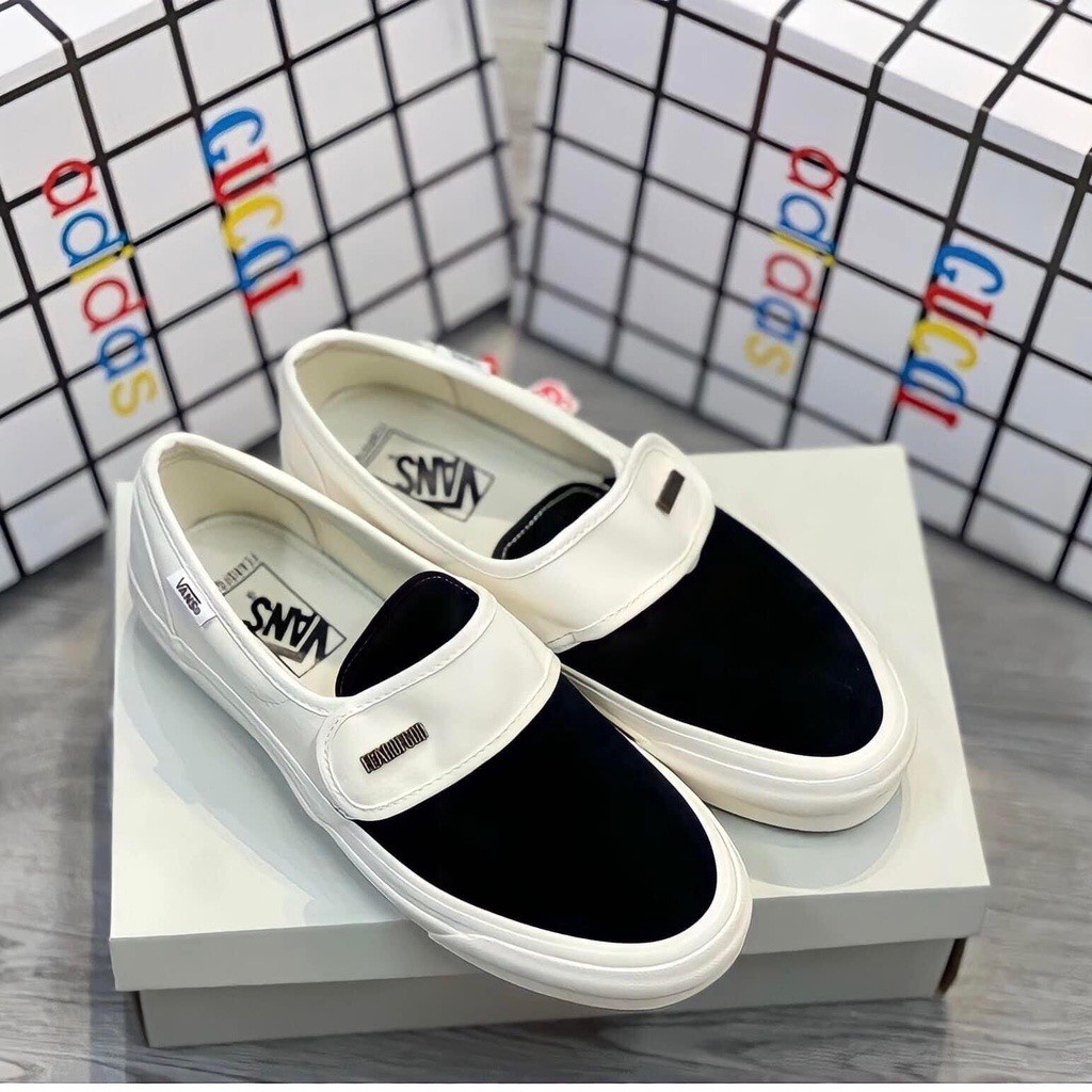 Hàng Cao Cấp Giày thể thao vans caro lười van dán fog buộc giây nam nữ đủ size 36 đến 43 bản đẹp hàng fuill box bill