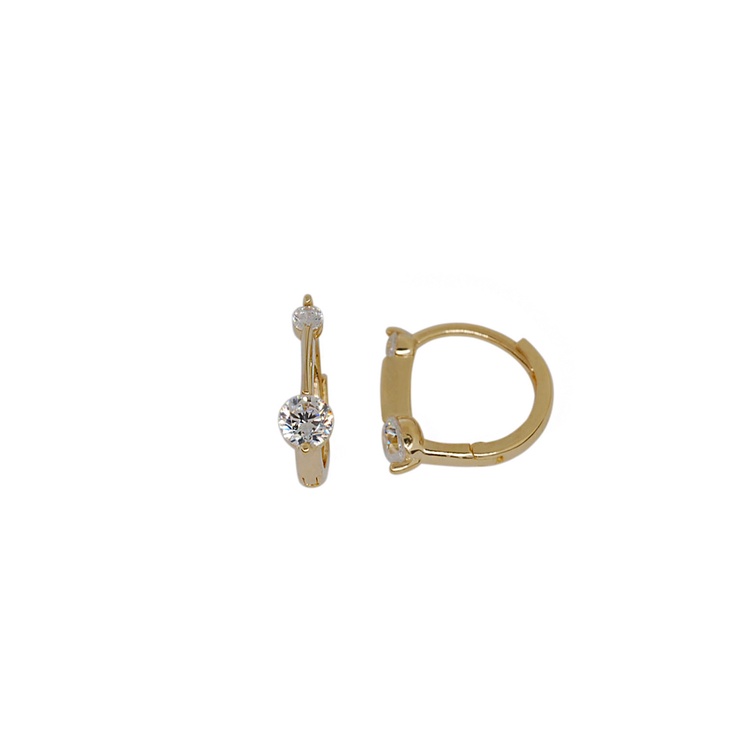 Khuyên Tai Dáng Thả Đính Đá Zircon Không Gây Dị Ứng Thời Trang Cho Nữ