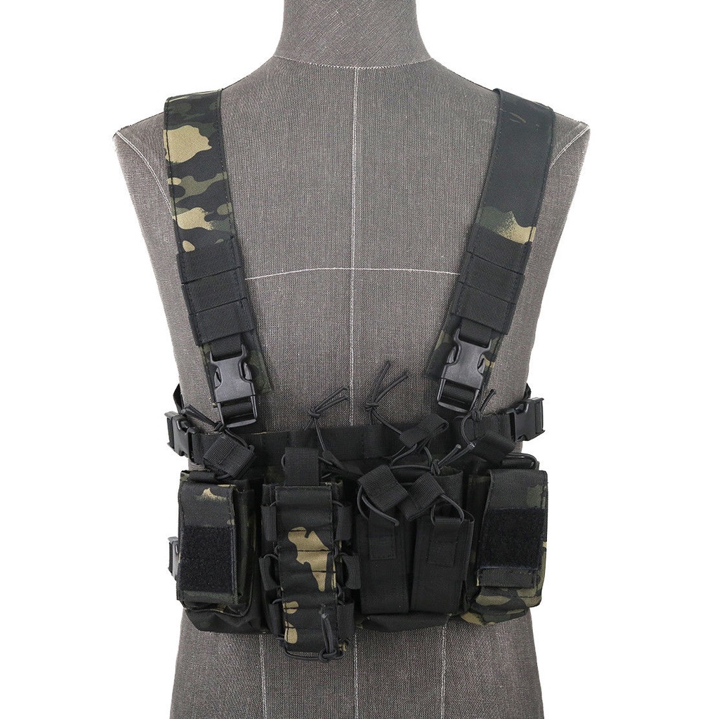Áo Vest Chiến Thuật Bảo Vệ Ngực D3 Màu Be Nhẹ Dùng Để Hóa Trang Ngoài Trời MC All-Terrain