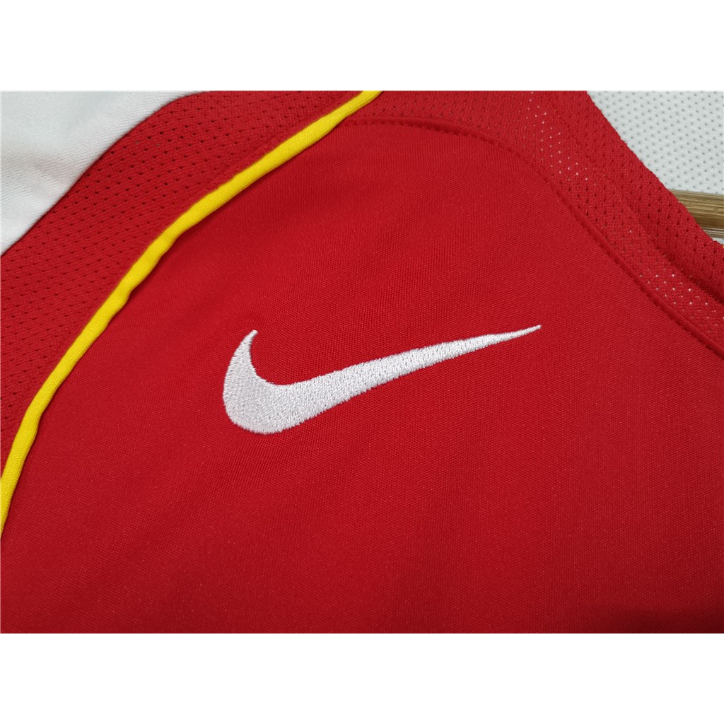 Áo Bóng Đá Màu Đỏ Đội Tuyển Arsenal 04-05 Phong Cách Retro