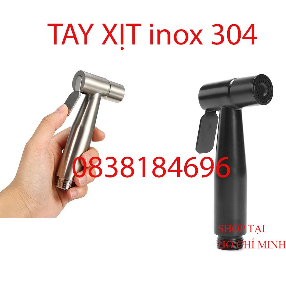 ĐẦU VÒI XỊT VỆ SINH INOX 304. Tay xịt inox 304