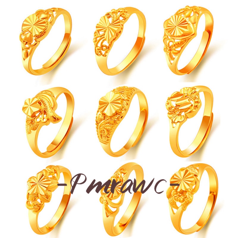 Pmrawc | Nhẫn Hở Mạ Vàng 24K FS295