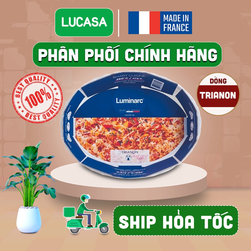 Khay Nướng Thủy Tinh Luminarc Smart Cuisine Trianon | Phân Phối Chính Hãng