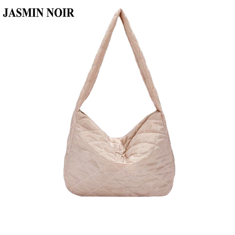 Túi Xách JASMIN NOIR Đeo Vai Cỡ Lớn Bằng Nylon Thiết Kế Đơn Giản Cho Nữ