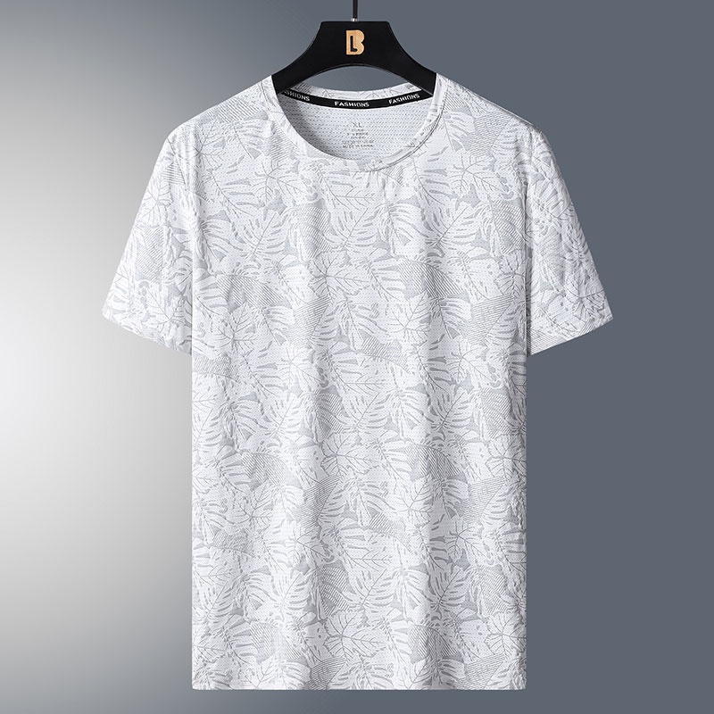 Áo Thun Thể Thao Tay Ngắn Dáng Suông Chất Liệu Mau Khô Năng Động Thời Trang Hè Cho Nam