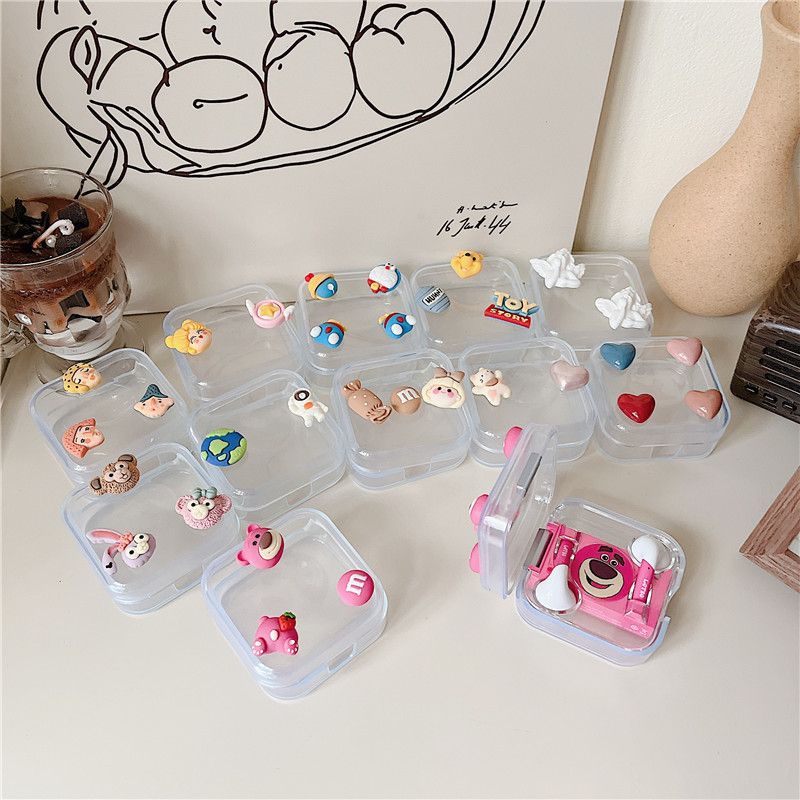 Vỏ Bảo Vệ Hộp Sạc Tai Nghe LK-10 Mềm Trong Suốt Hình Búp Bê Hoạt Họa Disney Dễ Thương