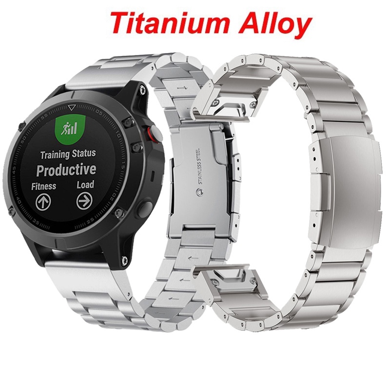 Dây Đeo Thay Thế 22mm 26mm Bằng Hợp Kim Titan Cho garmin fenix 7 7x 6 6x pro 5 5x plus 3 3hr 2 marq gen2 forerunner 965 955 945 935
