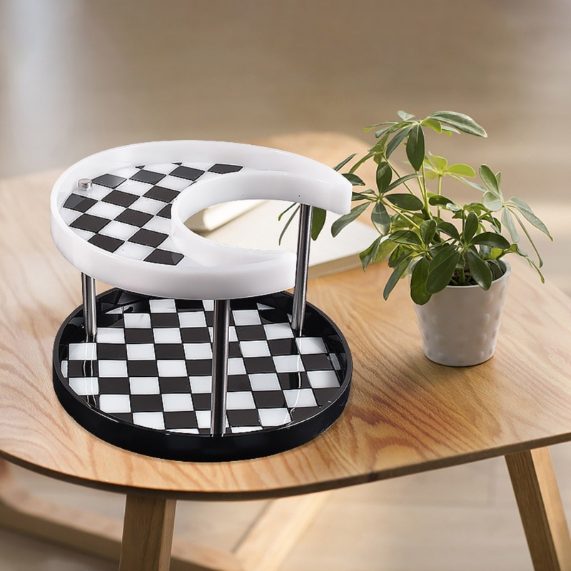 Khuôn Giá Đỡ Cọ Trang Điểm Hai Lớp Bằng Nhựa Resin