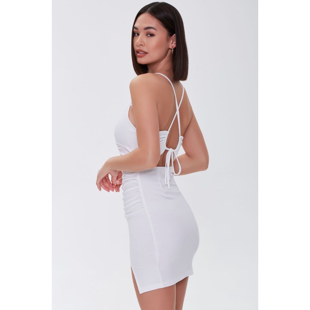 Đầm dây hở lưng - Lace-Back Mini Dress