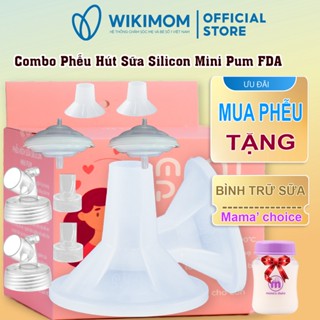 Combo Phễu Hút Sữa Silicon Mini Pum FDA  - Dùng cho máy hút sữa Spectra, Avnet, Fatz. Nevi, Kichilachi, Cimilre, Pigeon