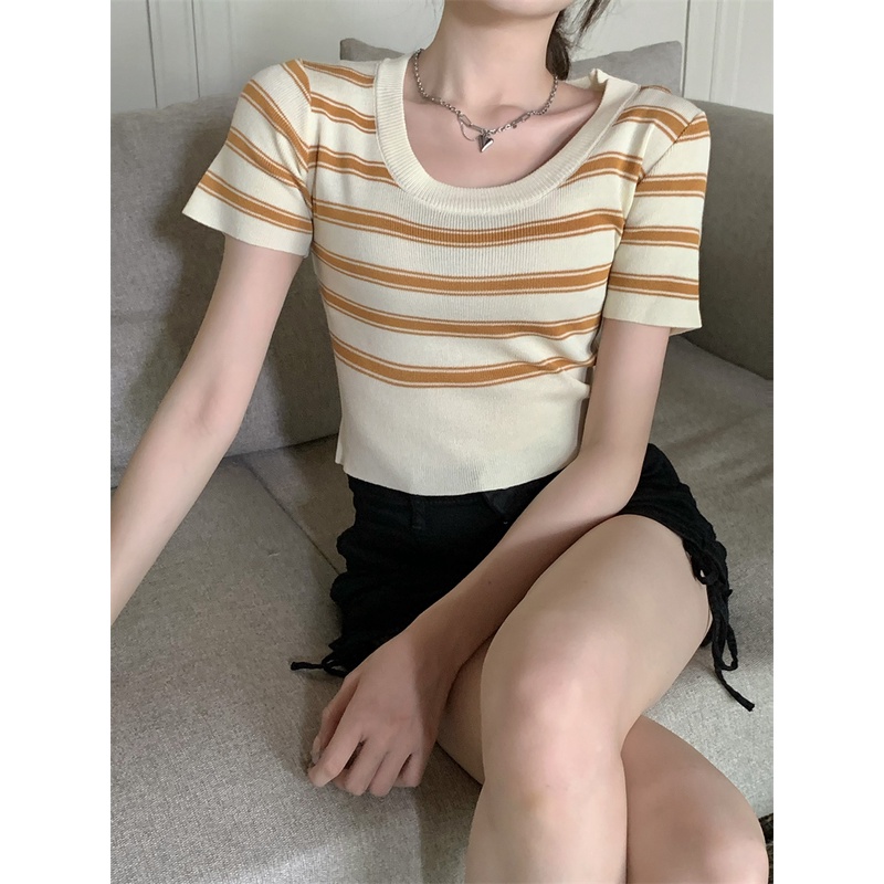 [5 Màu Sắc] Áo sweater Mỏng Cổ Thuyền Cho Nữ