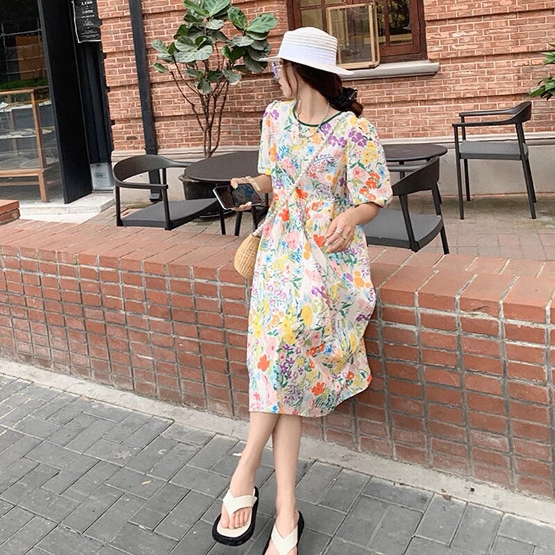 Đầm hoa babydoll
