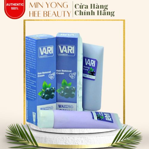 Kem Tẩy Lông VARI WAX Triệt Lông Tận Gốc, Hôi Nách,  mu, lông nách, lông bikini