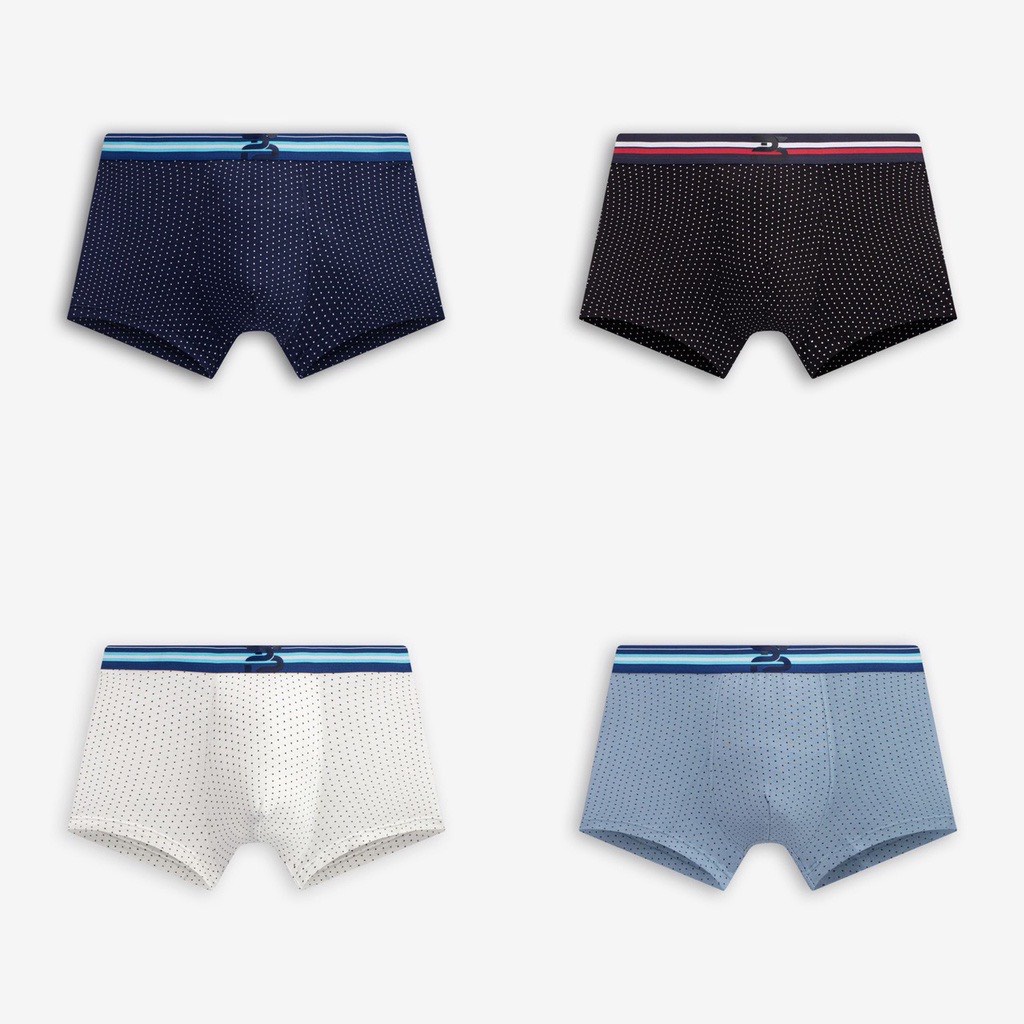 Quần sịp boxer nam giới lót không đường may chất vải cotton Pulslim