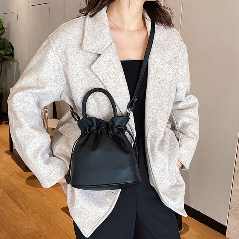 MISCHA Túi Đeo Chéo Vai mini Bằng Da PU Thời Trang Sành Điệu Cho Nữ