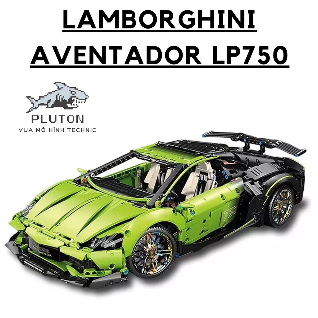 Mô hình lắp ráp siêu xe technic Lamborghini Aventador LP750 tỉ lệ 1:10 2209 PCS SKU T5028 cung cấp bảo hành bởi Pluton