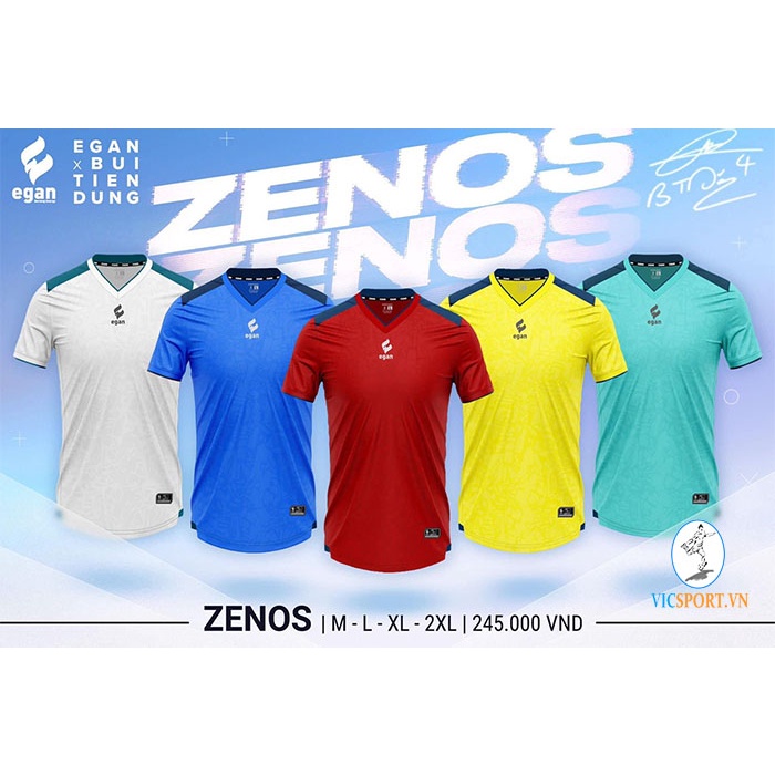 Quần Áo Thương Hiệu EGAN ZENOS Chất Lượng Cao Cấp, Áo Đá Bóng Không Logo - Vicsport