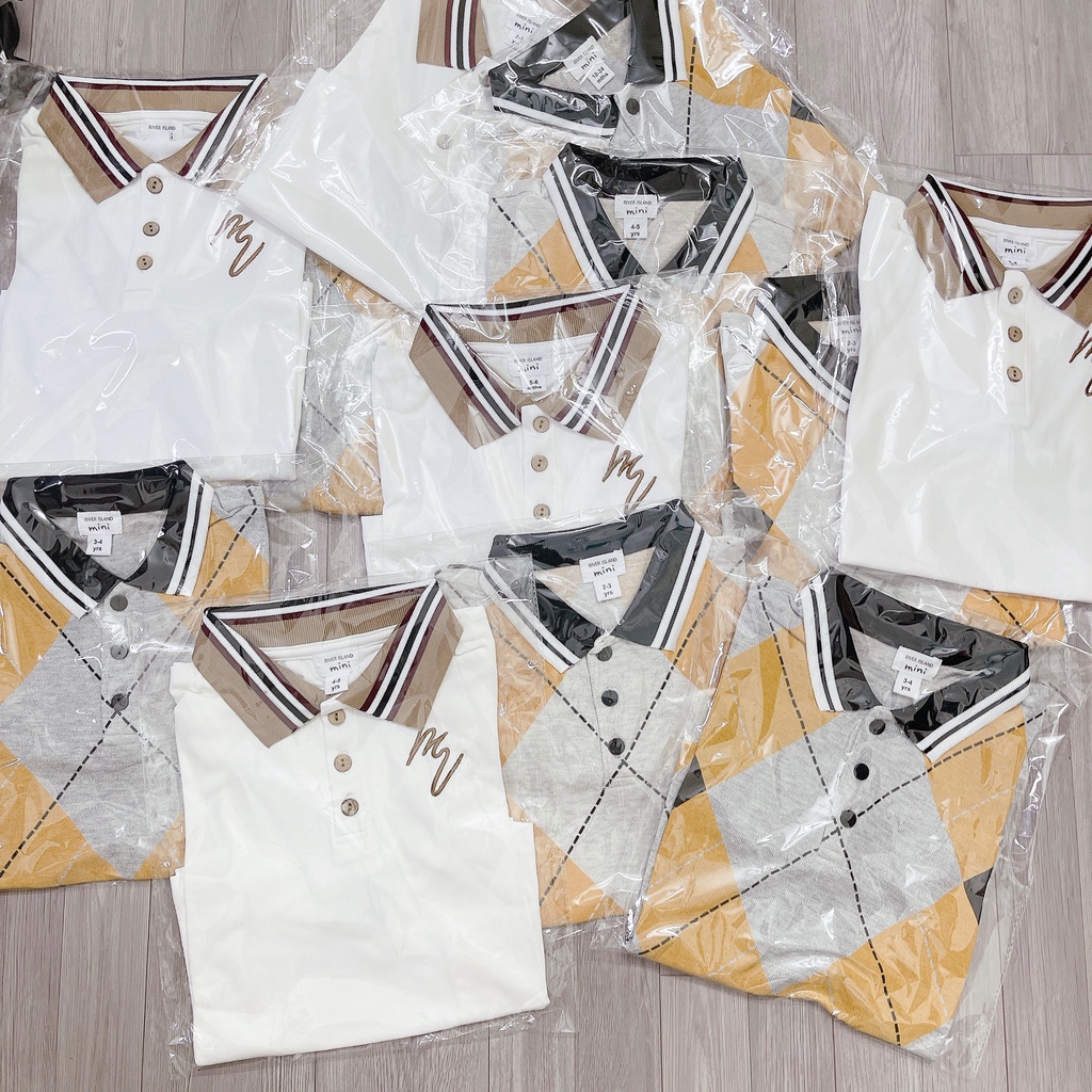 Set 2 Áo Polo Bé Trai Chất Đẹp - Combo 2 Áo Polo Cho Bé Hàng Thiết Kế Thời Trang Cao Cấp Chuẩn Form