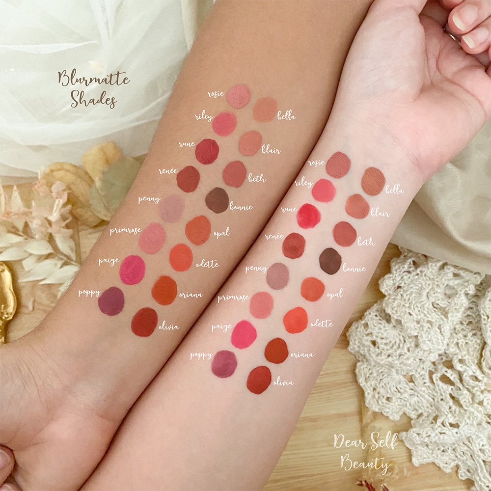 Son kem siêu nhẹ không trôi mini - Hồng  - Dear Self Beauty Blurmatte