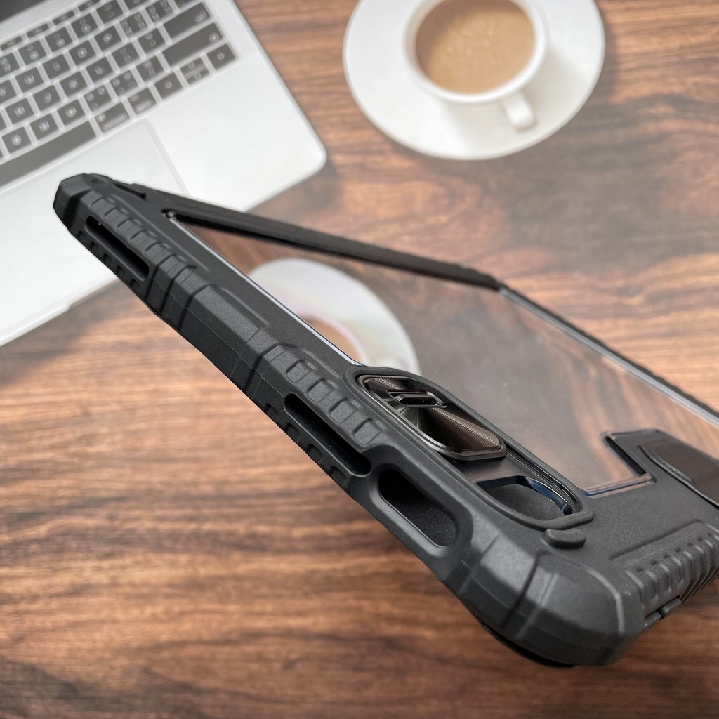 Bao da chống sốc có nắp trượt bảo vệ camera Nillkin Bumper Leather Pro cho Apple iPad Gen 10 10.9" 2022