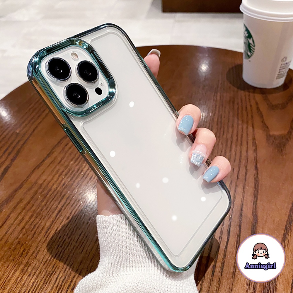 Ốp Điện Thoại Acrylic Mạ Kim Loại Sang Trọng Chống Mồ Hôi Cho IPhone 14 13 12 11 Pro Max X XR 8 7 Plus