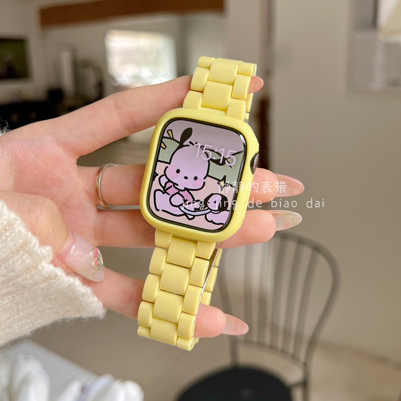 Dây Đeo Thay Thế Bằng Nhựa Resin Màu Kẹo Cho Đồng Hồ Thông Minh Xiaomi Mi Watch Lite Redmi Watch 2 Lite