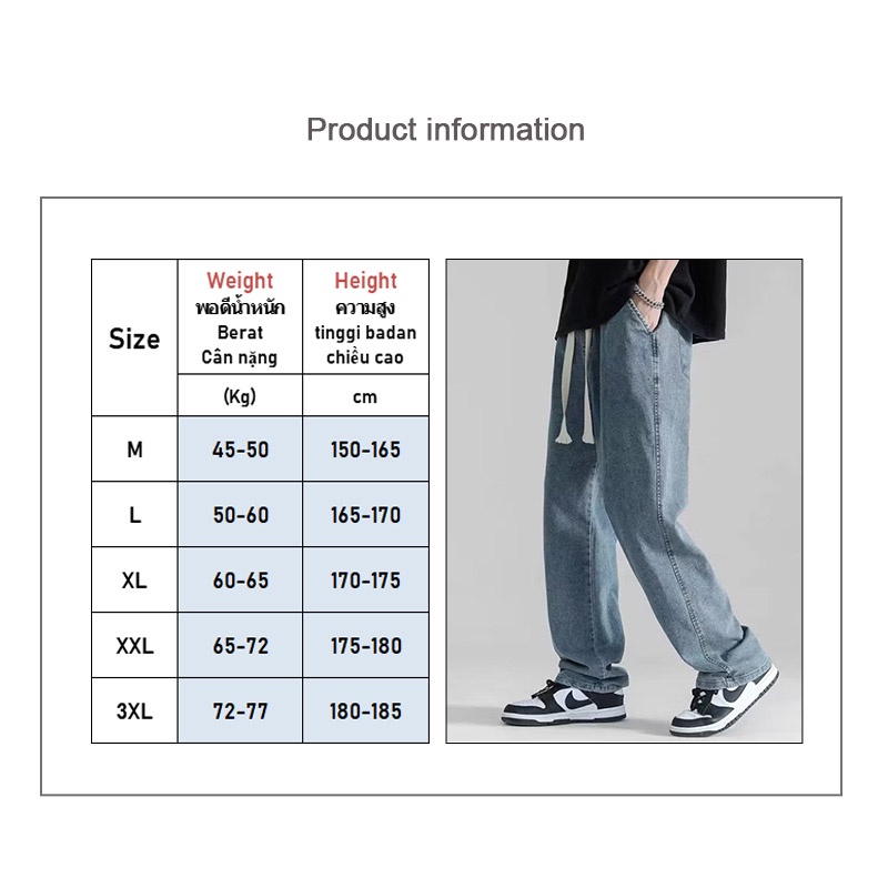 Aokang Quần Jean Cắt Xén Màu Xanh Đậm Với Lưng Thun