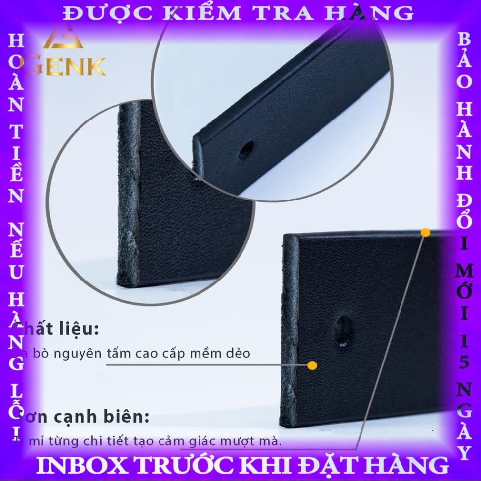 Thắt Lưng Nam Da Bò Nguyên Tấm Cao Cấp Thương Hiệu Genk - GD05 hanthanh