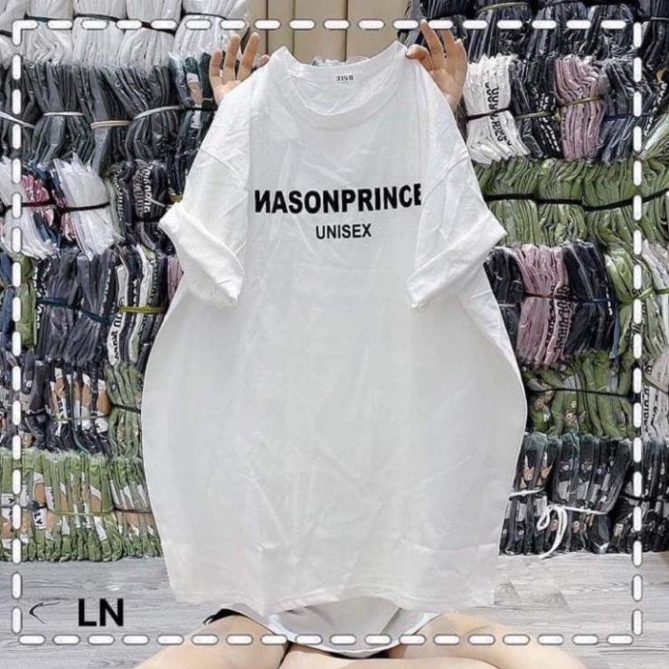 [ Rẻ Vô Địch ] Áo Phông Thun 3158 Cotton Khô Form Rộng Nam Nữ In Chữ Unisex