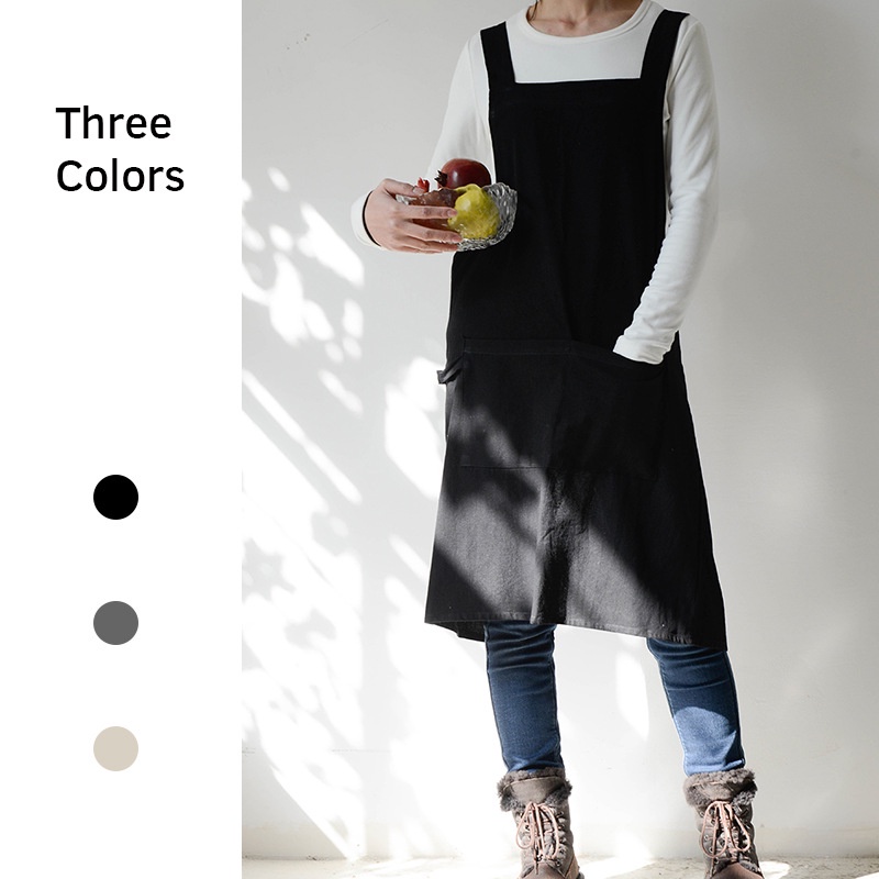 Tạp dề làm bếp / làm vườn bằng cotton phong cách Nhật Bản