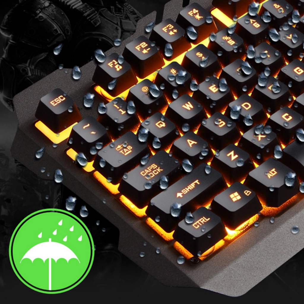 Bộ Chuột Và Bàn Phím Cơ T21 Có Đèn LED RGB Hình Hoa Hướng Dương Cho Game Thủ