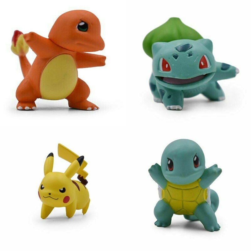 Mô Hình Nhân Vật Hoạt Hình Pokemon 4cm