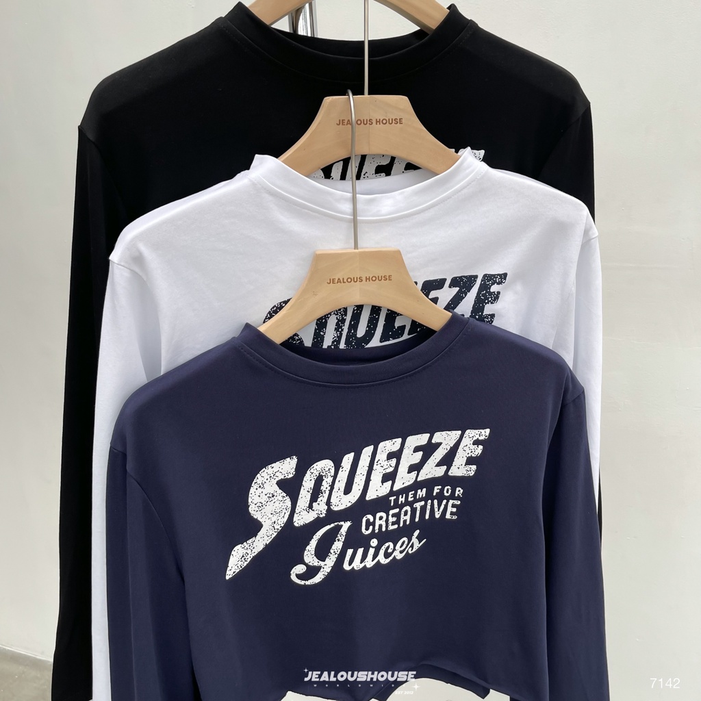 Áo phông dài tay squeeze - 7142