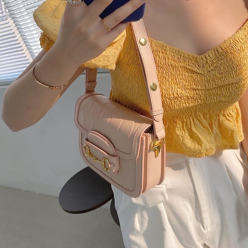 Túi Xách Đeo Vai / Kẹp Nách Màu Hồng Nhạt Phong Cách Thời Trang 2022 Sang Trọng Dành Cho Nữ Or0w MZ HOUGE