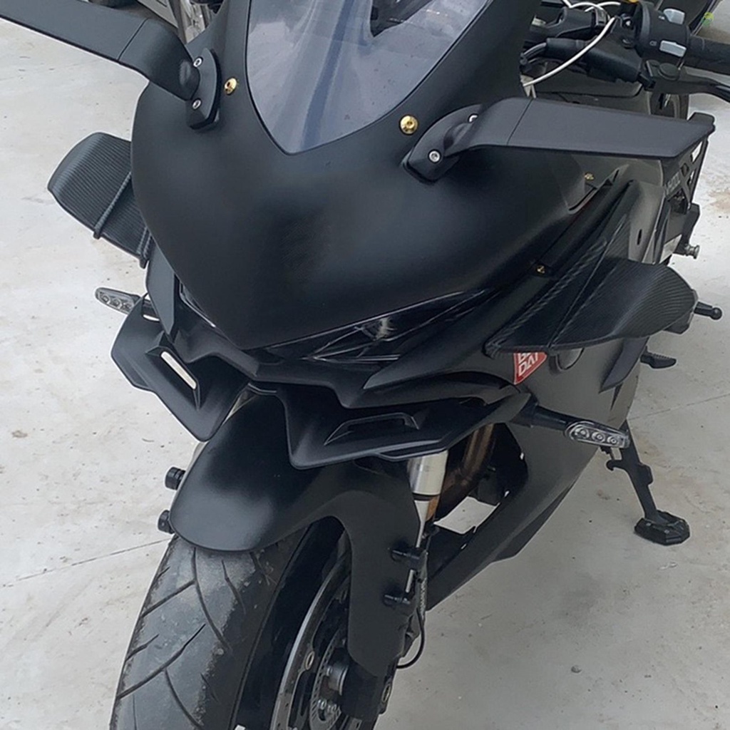 Cánh Gió Bằng Sợi Carbon Màu Đen Thay Thế Chuyên Dụng Cho Xe Mô Tô BMW S1000RR V4 ZX-10R
