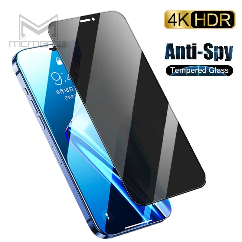 Ốp Điện Thoại Mặt Kính Cường Lực Chống Nhìn Trộm Cho OPPO Reno 8T 8 5G 8Z 7Z 7 6 6Z 5 4 3 2Z 2F 10X ZOOM