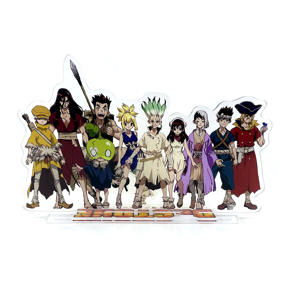 Giá Đỡ Mô Hình Nhân Vật Dr Stone group Senkuu Gen Chrome Kohaku Taiju Suika Tsukasa