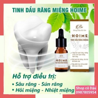 Hoime - tinh dầu răng miệng, hơi thở thơm tho, sản phẩm của đông dược bà vân