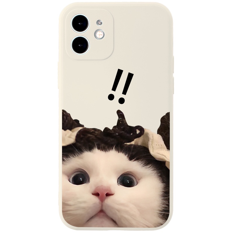 Ốp điện thoại JURSUE cặp đôi dễ thương đẹp mèo dẻo Cho iPhone 14 13 12 11 Pro Max SE 2020 X XR XS 8 7 ip 6S 6 Plus kute XYH1200