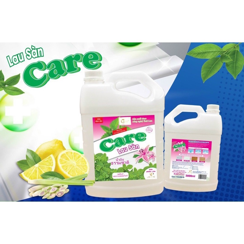 Lau Sàn Can Lớn Siêu Tiết  Kiệm - Nước Lau Sàn Bạc Hà