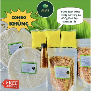 COMBO KHỦNG  Free Ship  BTPS + Bơ Lớn + Muối Tép Hành Phi