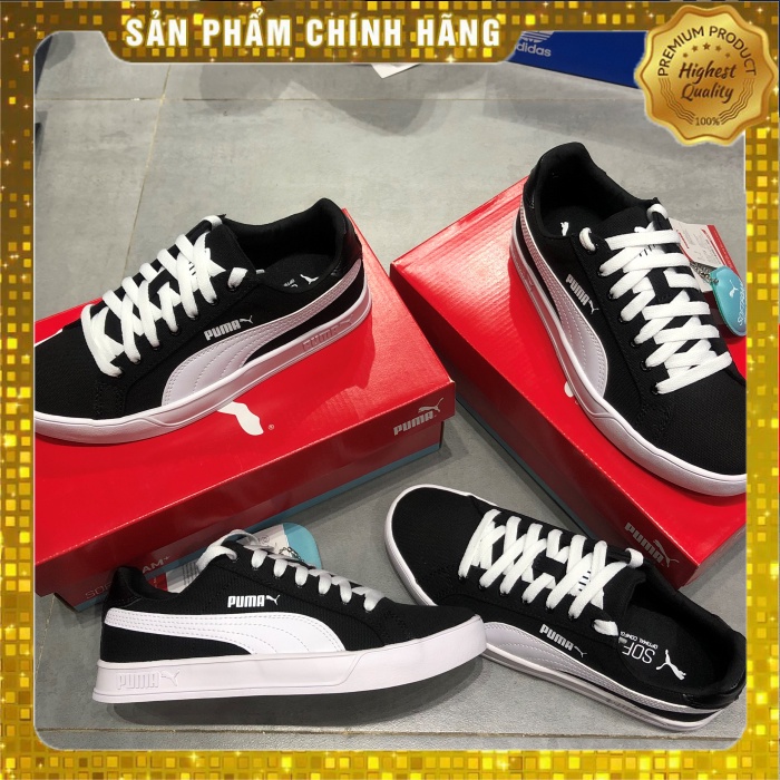Giày Thể Thao Puma Smash Vulc Canvas 374754 02 🔴Giảm 20K Khi Nhập Mã 🔴