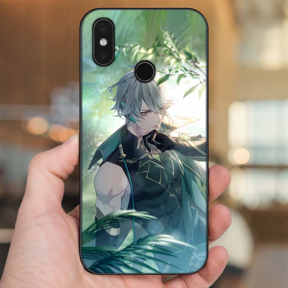 Ốp lưng Xiaomi Mi 8, Mi 8 SE viền đen in hình Alhaitham Genshin Impact