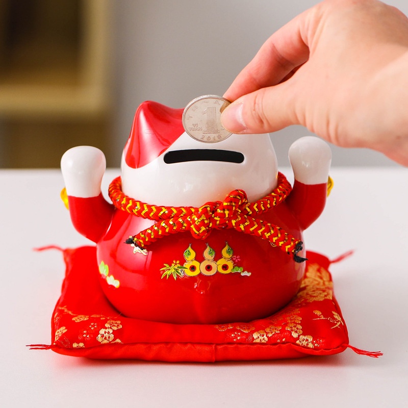 Mèo Thần Tài Maneki Neko Chiêu tài chiêu lộc